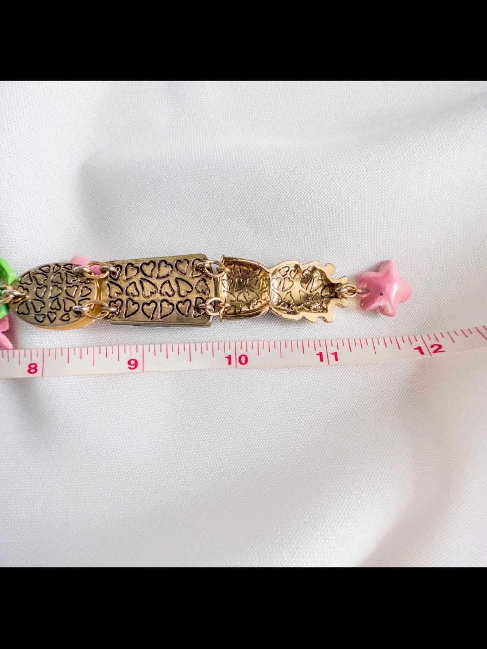 NWT 🌺Rare🌺 Betsey Johnson Tropical Island Time Tiki Pineapple Skull Necklace - Picture 8 of 11